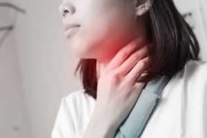 ból gardła u laryngologa