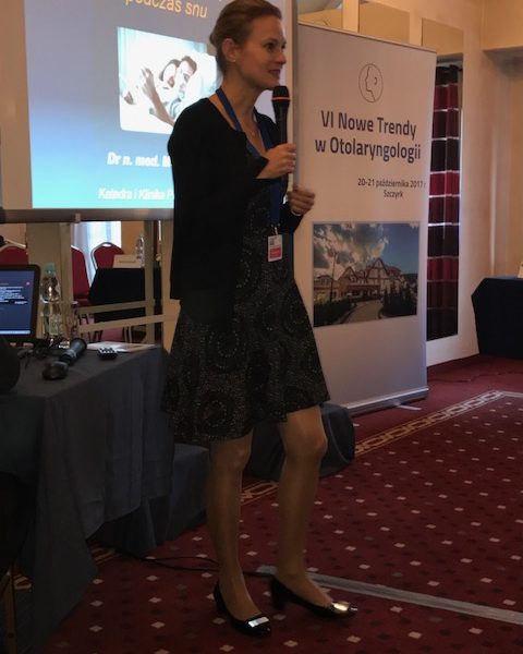 Przemowa laryngolog Ewy Olszewskiej Białystok